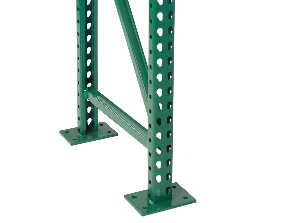 Light Weight Pallet Rack Frame Earthquake Safety